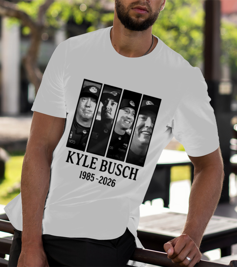Kyle Busch 1985 2026 Racing Legend Commemoration T-Shirt