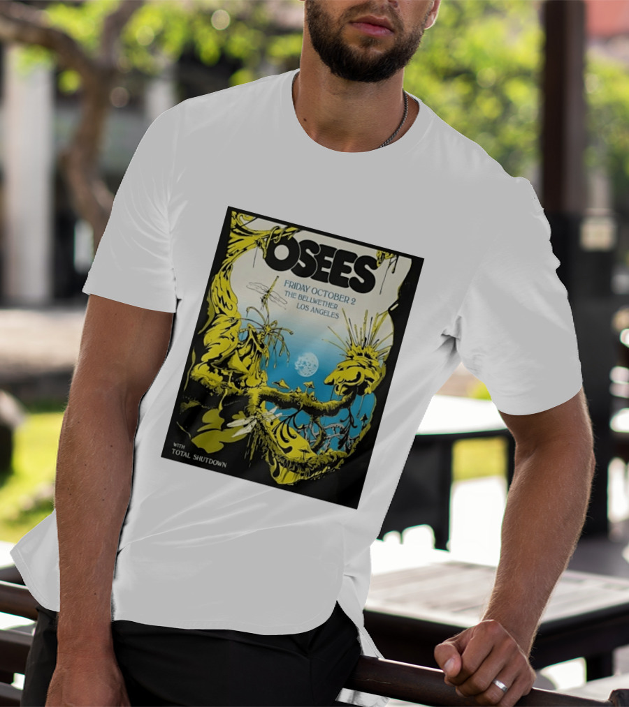 Osees Friday October 2 The Bellwether Los Angeles With Total Shutdown T-Shirt