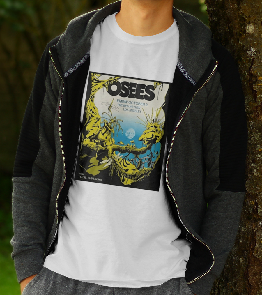 Osees Friday October 2 The Bellwether Los Angeles With Total Shutdown T-Shirt