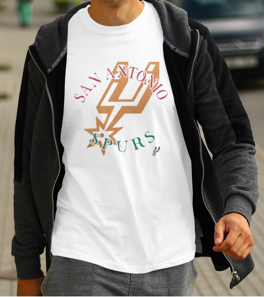 San Antonio Spurs Stadium Essentials Cocoon Spurs Basketball T-Shirt
