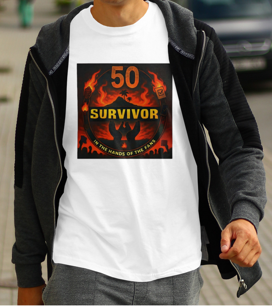 Survivor 50 Season Outwit Outplay Outlast In The Hands Of The Fans T-Shirt