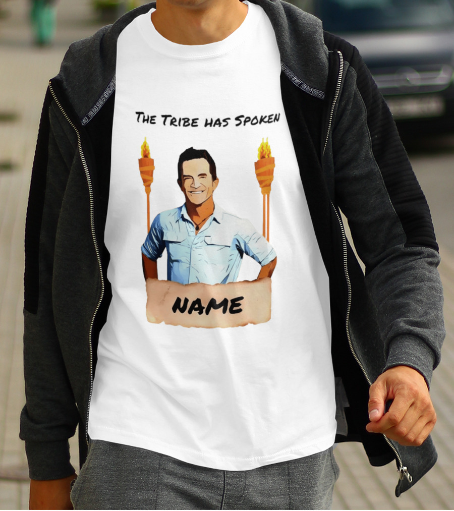 The Tribe Has Spoken Survivor Fire Torches Name T-Shirt