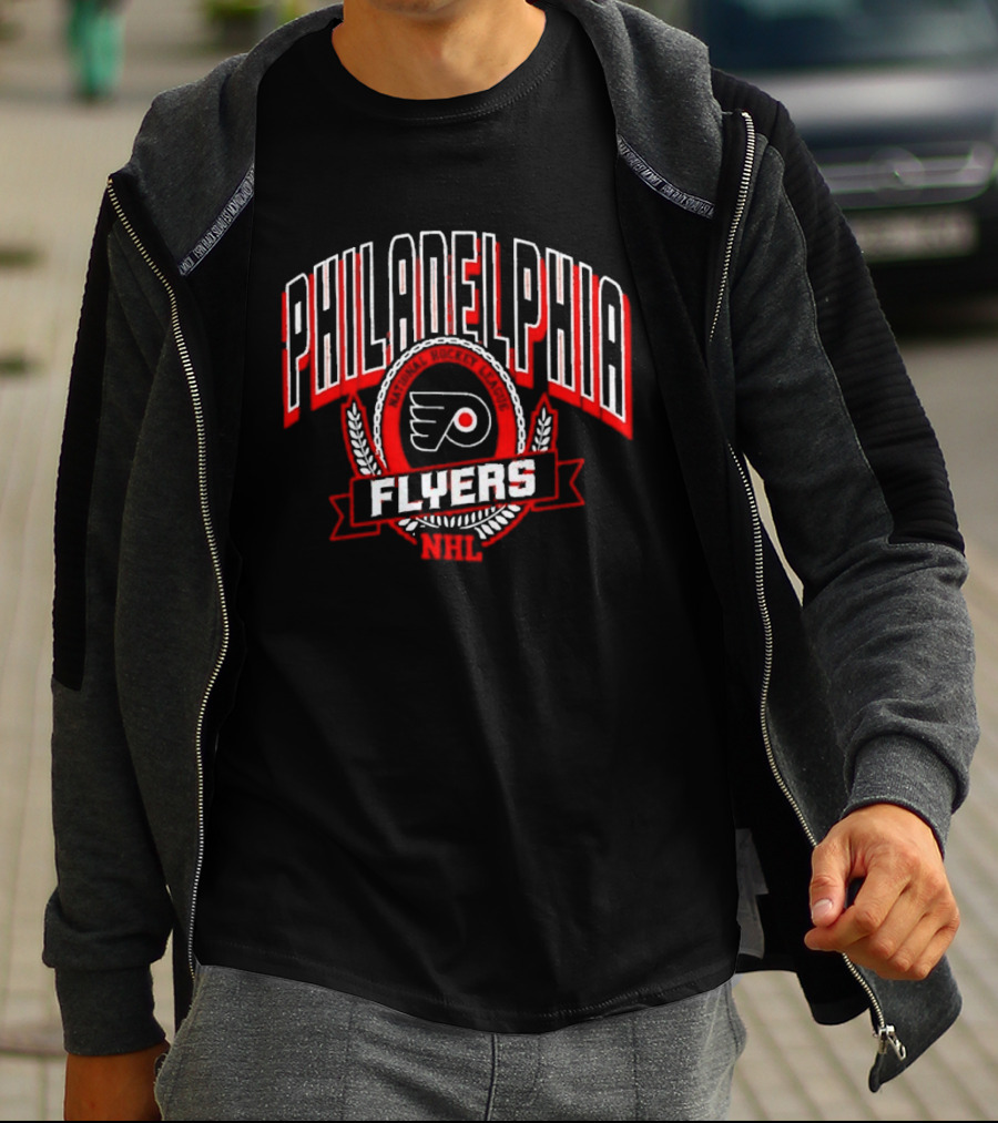 Philadelphia Flyers NHL League Red And White T-Shirt