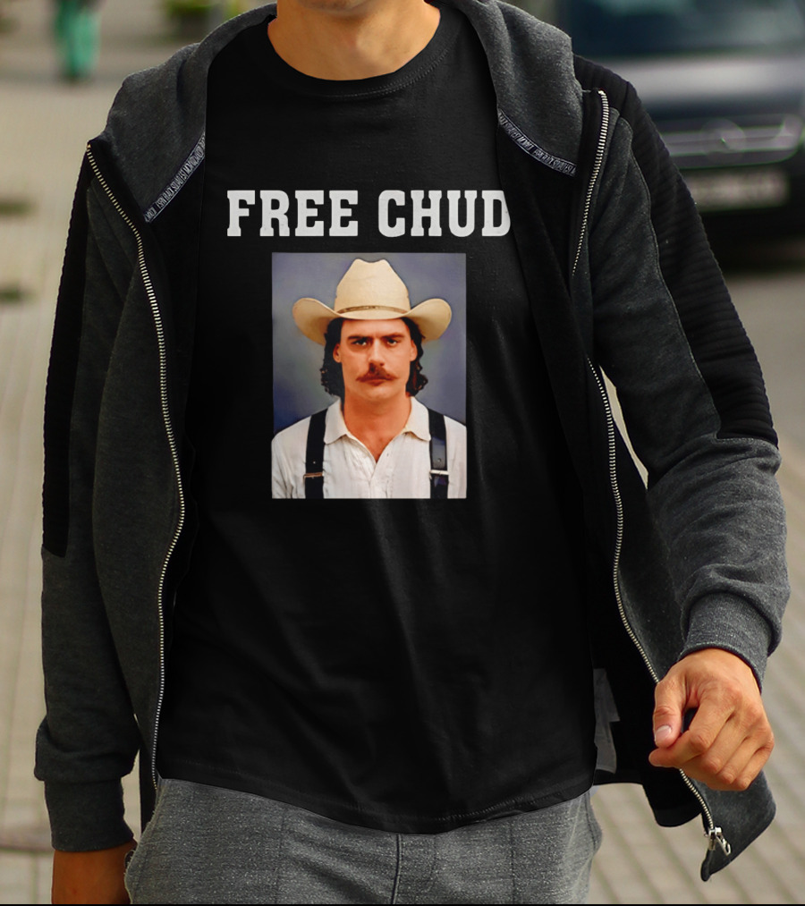 Free Chud Cowboy Hat Dalton Eatherly T-Shirt