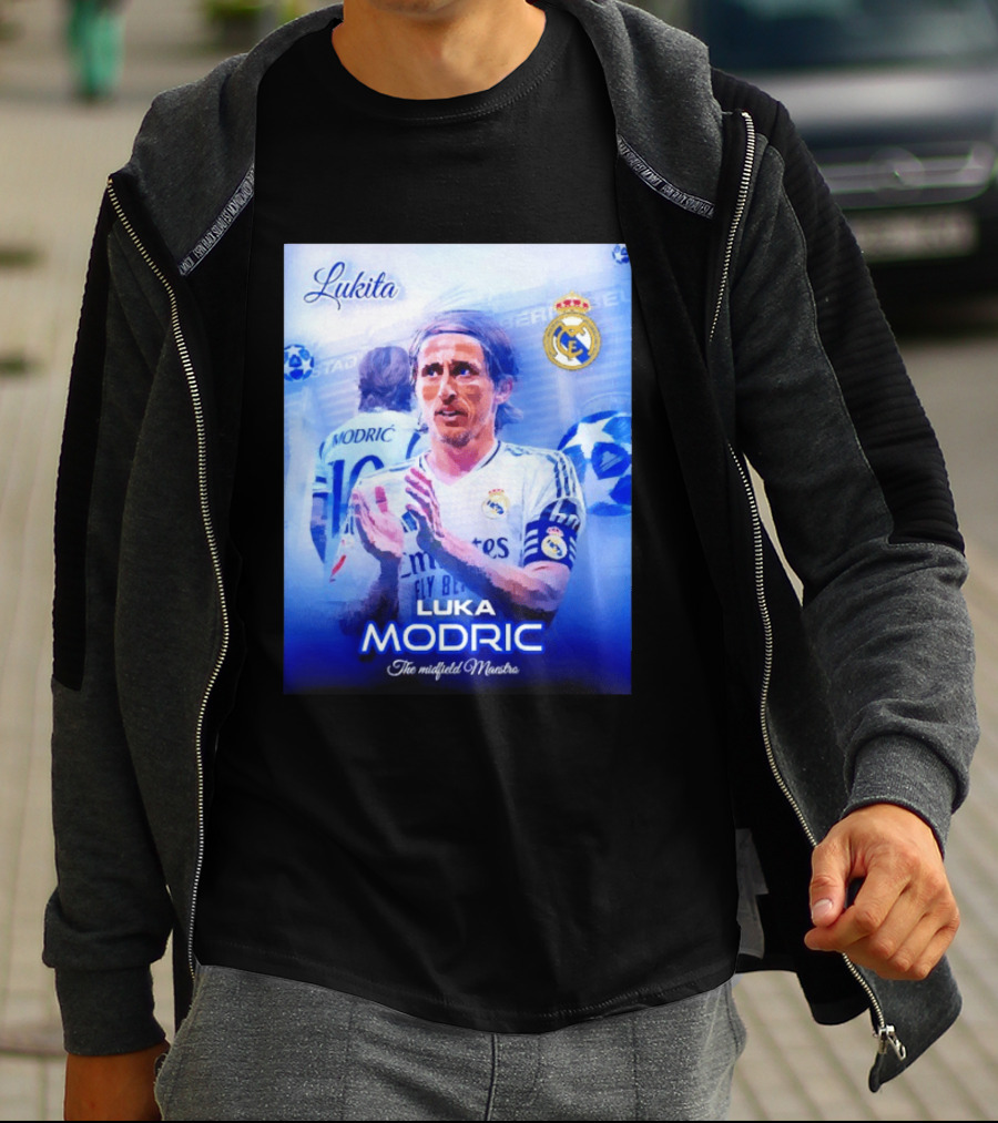 Real Madrid Luka Modric Midfield Maestro Lukita T-Shirt