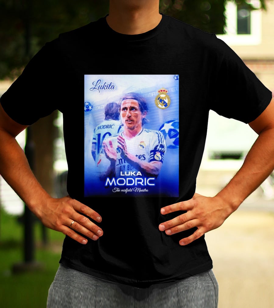 Real Madrid Luka Modric Midfield Maestro Lukita T-Shirt