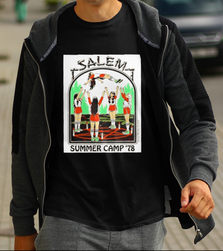 Salem Summer Camp '78 Ritual With Girls In Red And White Outfits T-Shirt