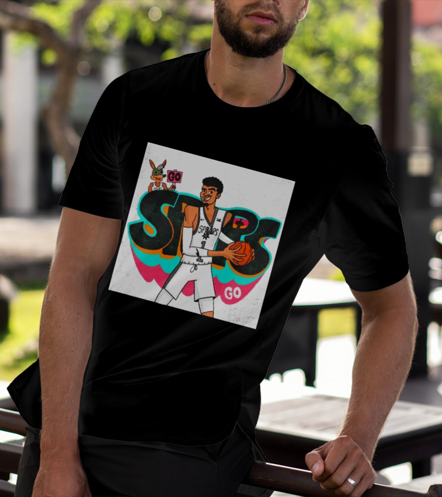 San Antonio Spurs Player Victor Wembanyama Go Spurs Go T-Shirt
