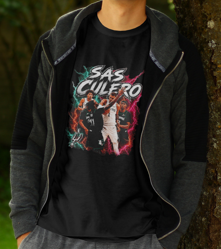 Sas Culero San Antonio Spurs Vs Minnesota Timberwolves Basketball Players T-Shirt