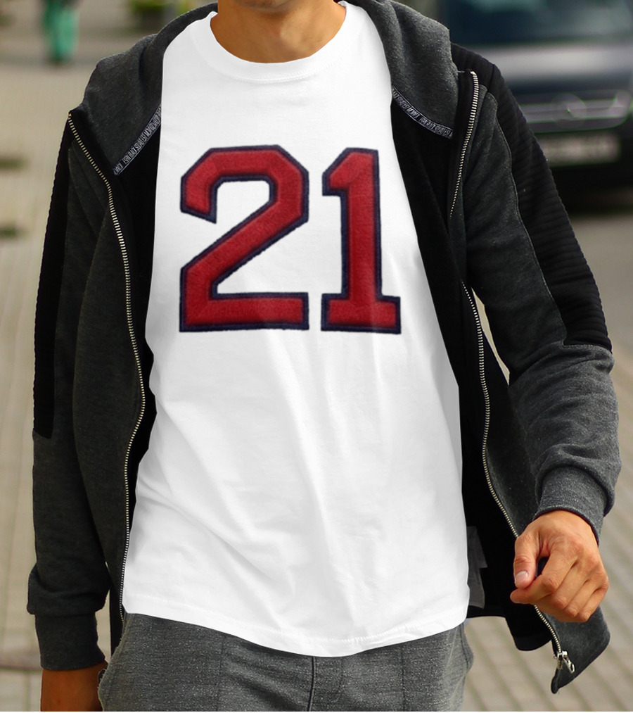 2026 Roger Clemens Boston No. 21 Hat Red 21 Embroidery T-Shirt