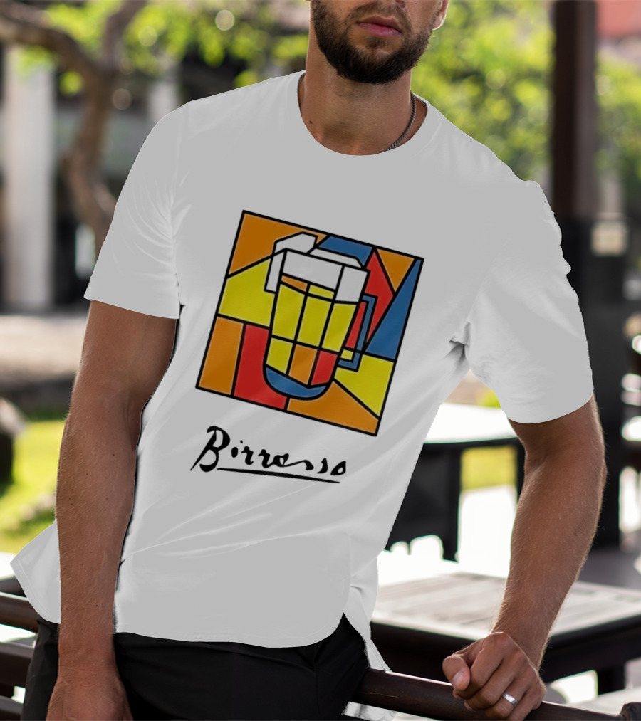 Birresso Beer Abstract Colorful Geometry T-Shirt