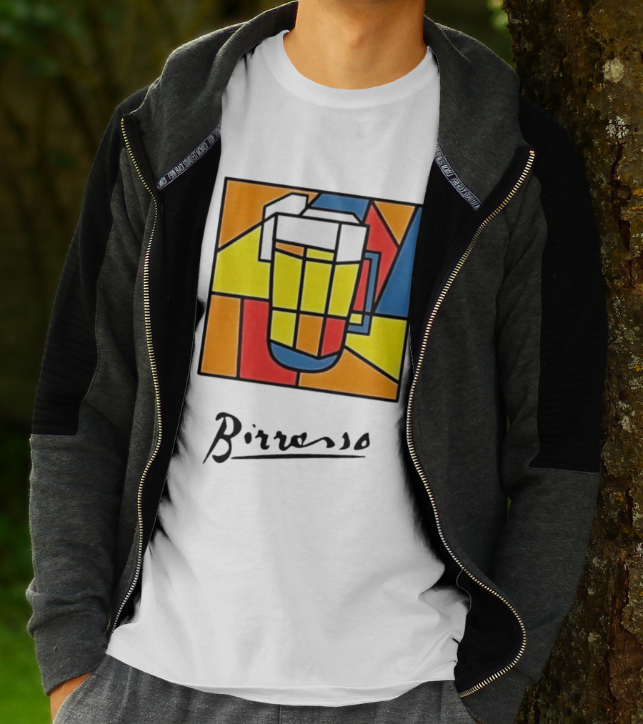 Birresso Beer Abstract Colorful Geometry T-Shirt