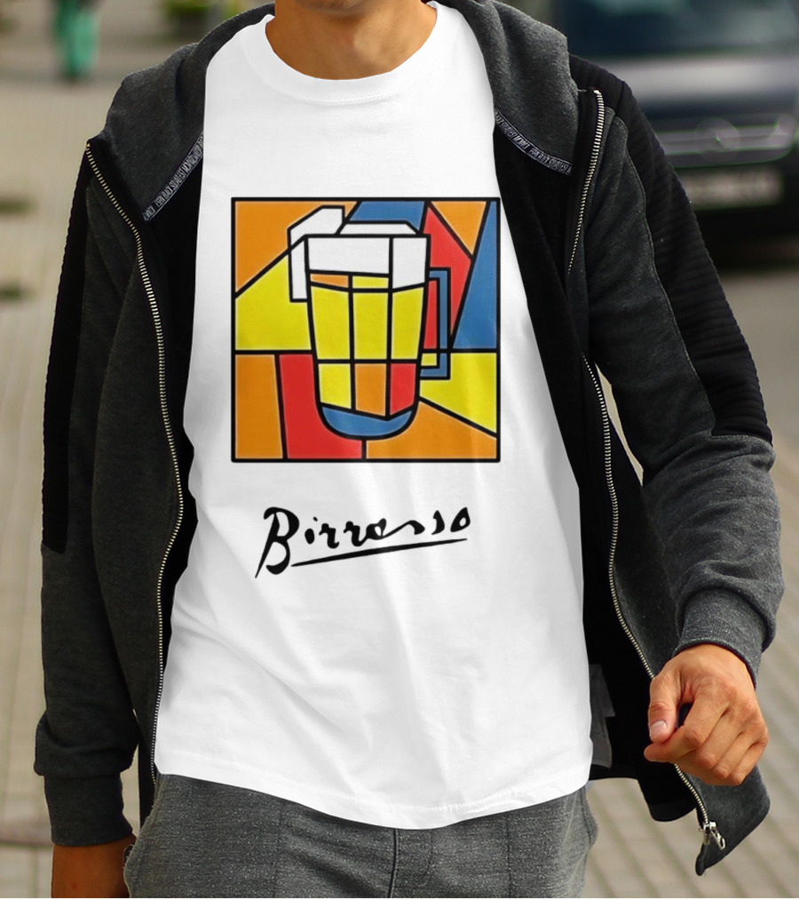 Birresso Beer Abstract Colorful Geometry T-Shirt