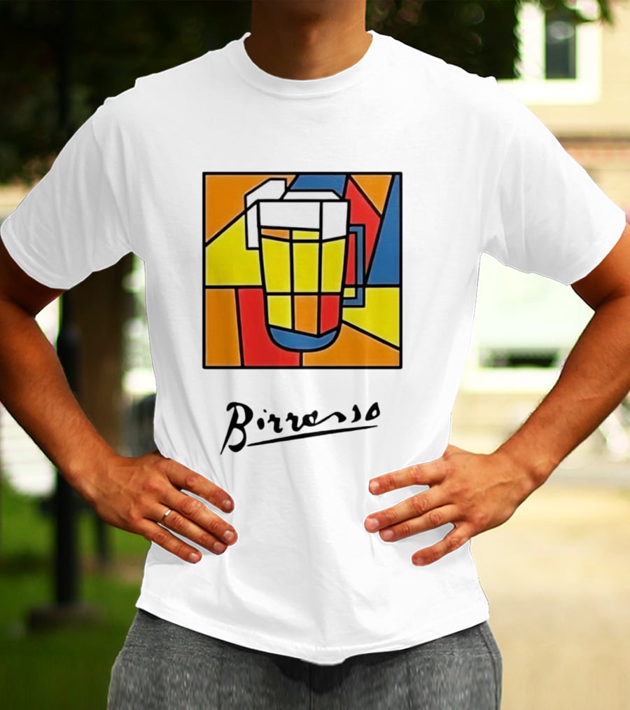 Birresso Beer Abstract Colorful Geometry T-Shirt