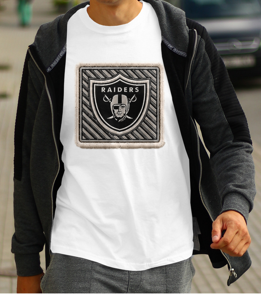 Raiders 2026 Training Camp Hat Embroidered Patch Shield T-Shirt