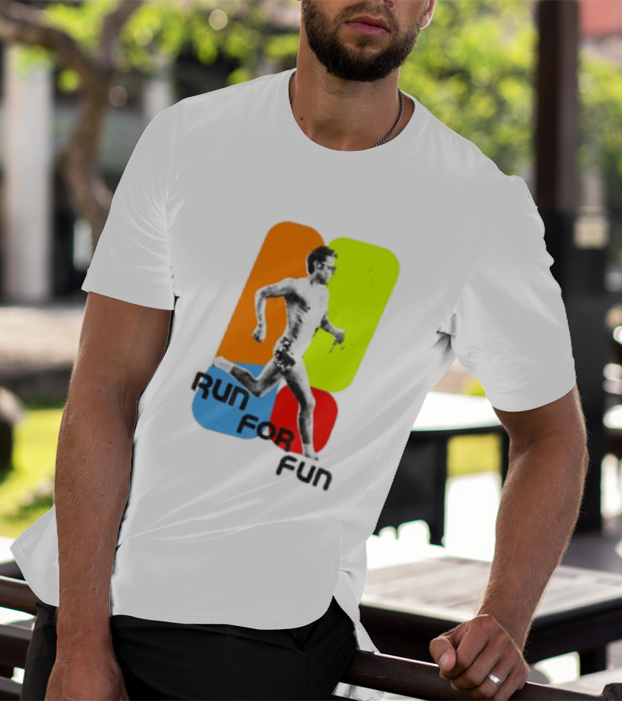 Run For Fun Harry Styles Colorful Running T-Shirt