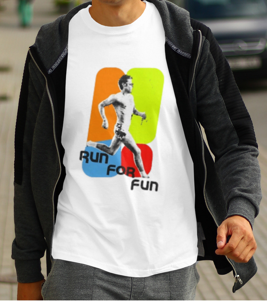 Run For Fun Harry Styles Colorful Running T-Shirt