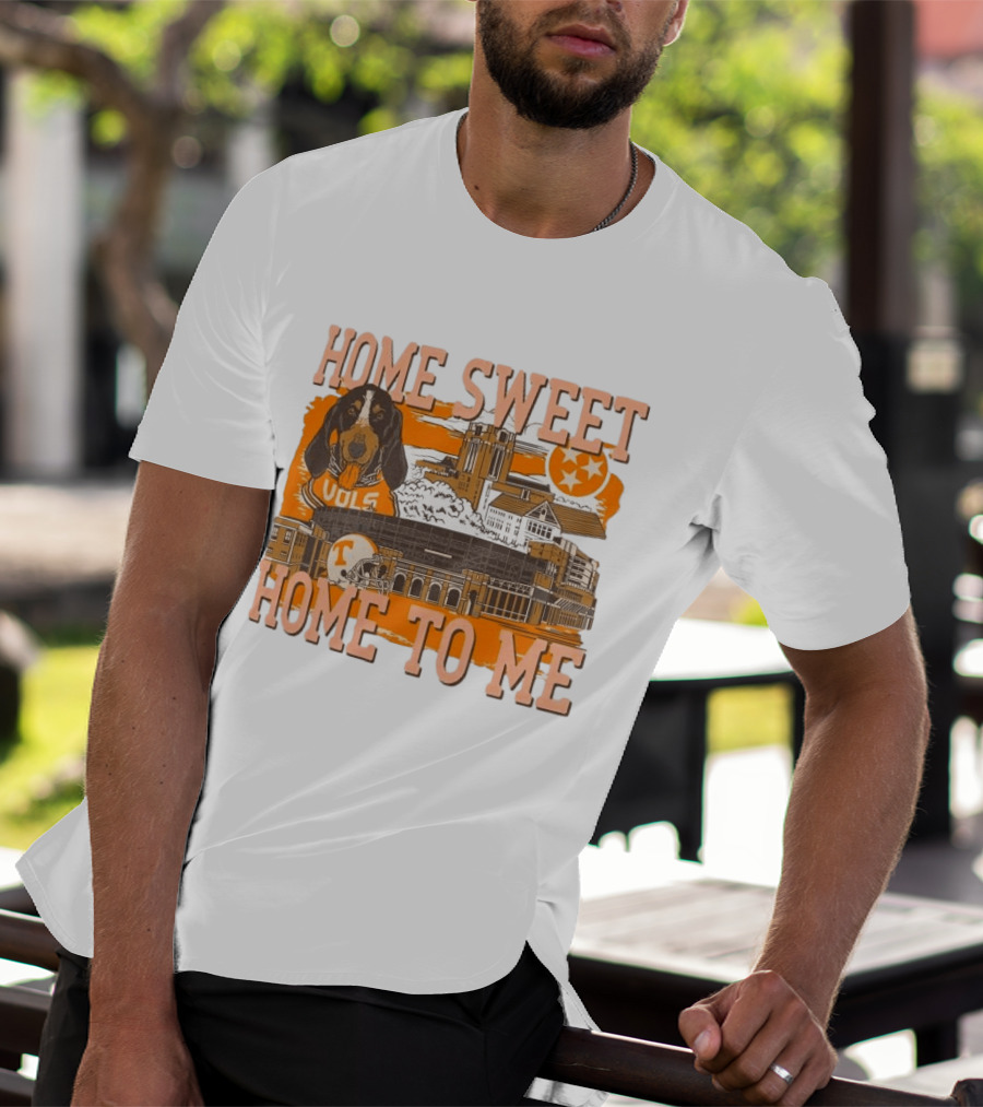 Tennessee Volunteers Home Sweet Home To Me Vols Dog Stadium Football T-Shirt