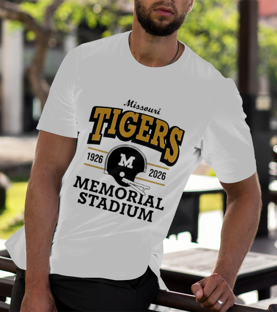 Missouri Tigers 1926 2026 Memorial Stadium Helmet T-Shirt