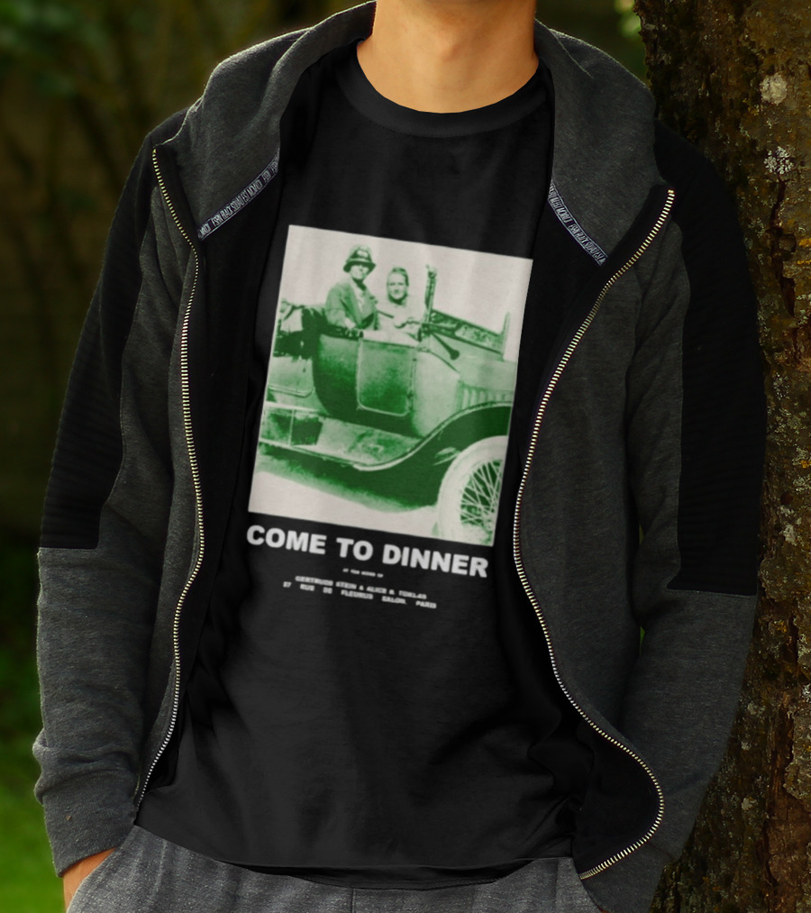 Come To Dinner Vintage Car Scene 1920s Nostalgia T-Shirt