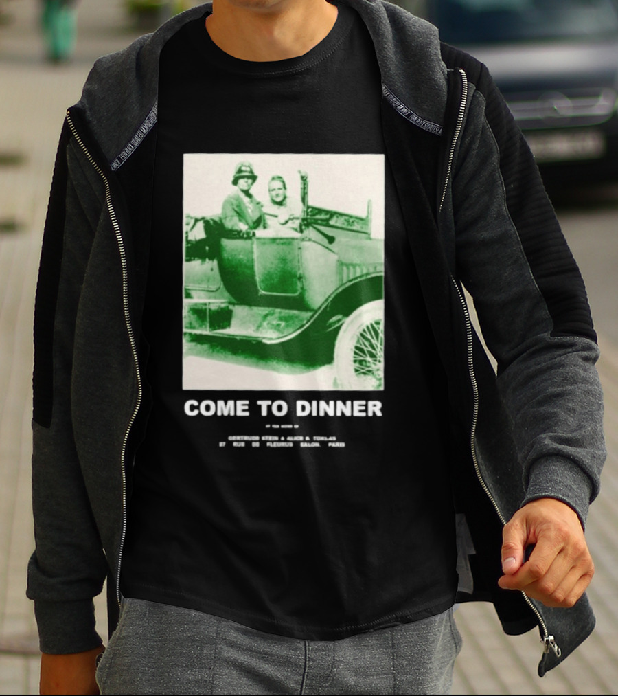 Come To Dinner Vintage Car Scene 1920s Nostalgia T-Shirt