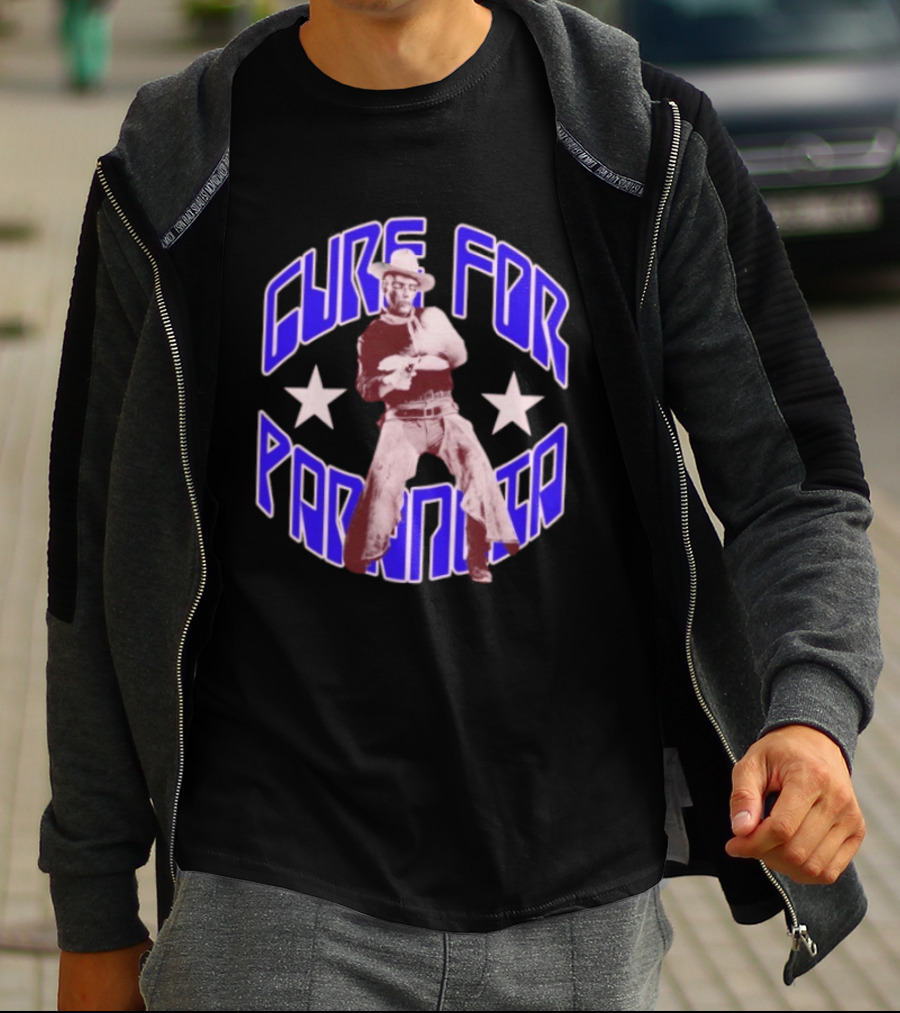 Cure For Paranoia Cowboy With Stars T-Shirt