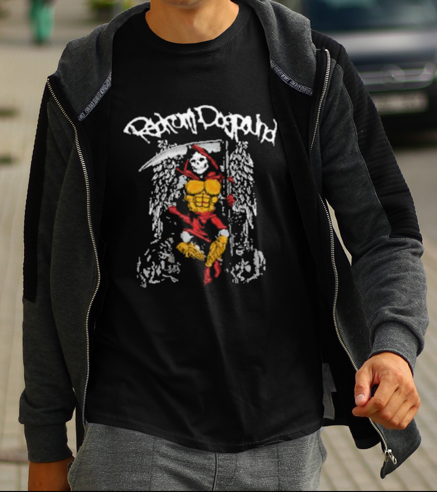 Redrum Dogpound Reaper Halloween Grim Skeleton T-Shirt