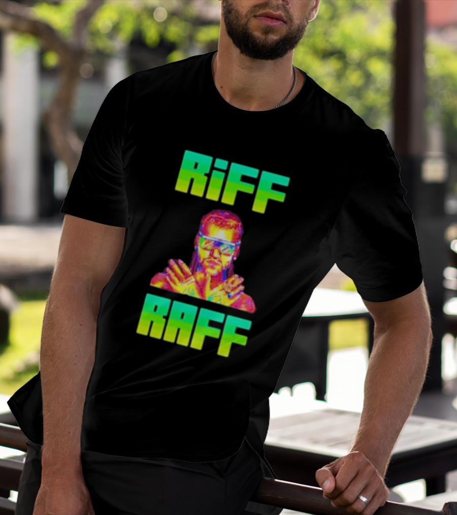 Riff Raff Neon 8 Bit Style Dale Dan Tony T-Shirt