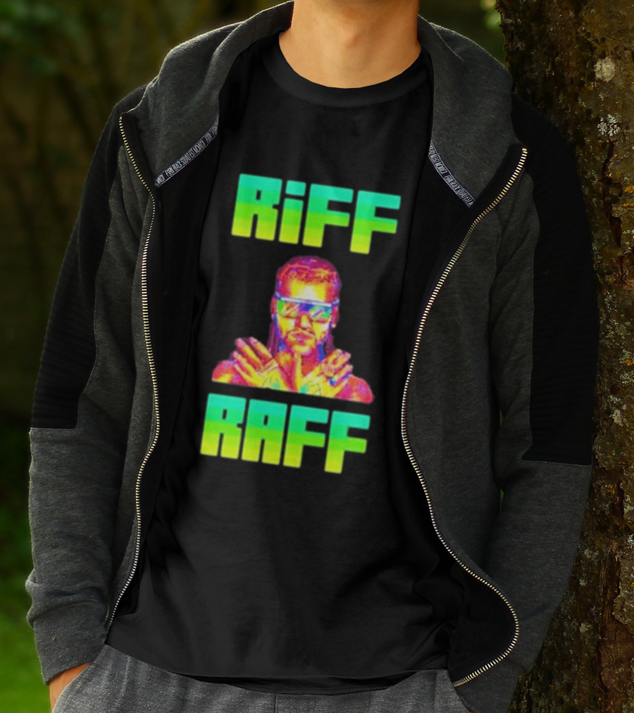 Riff Raff Neon 8 Bit Style Dale Dan Tony T-Shirt