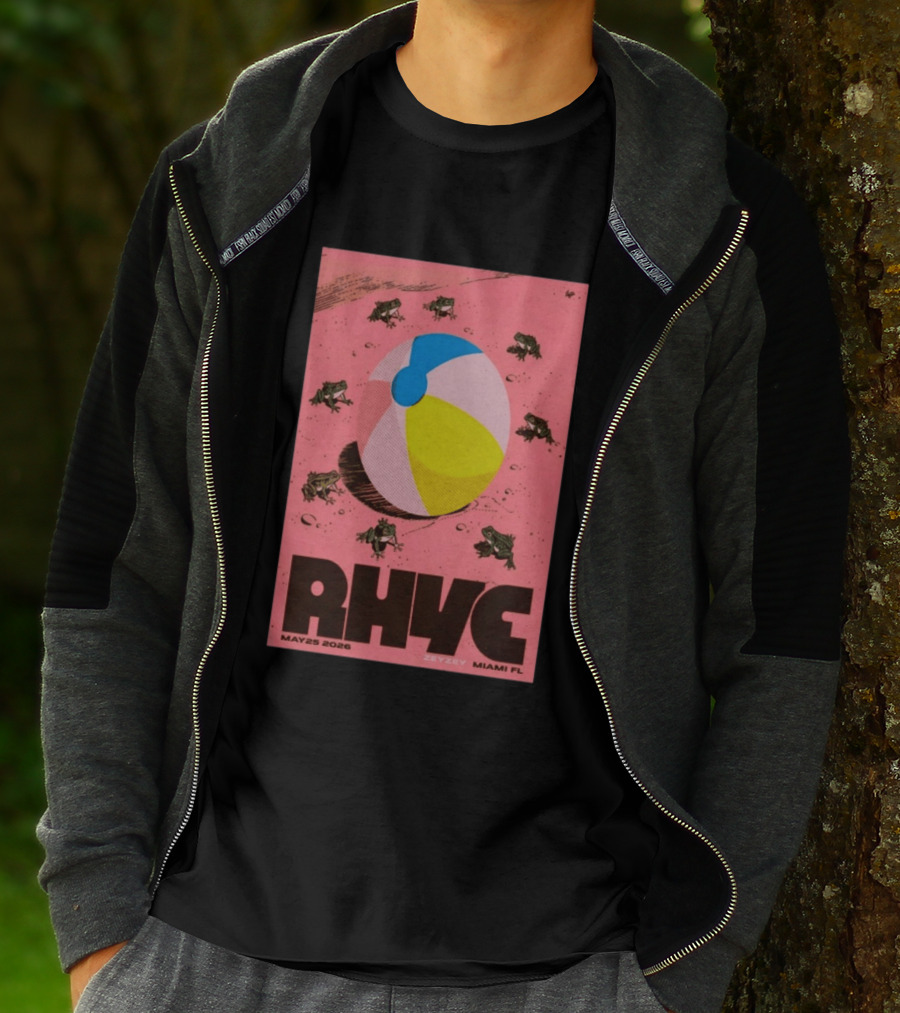 Rhye May 25 2026 ZeyZey Miami FL Tour Beach Ball Frogs T-Shirt
