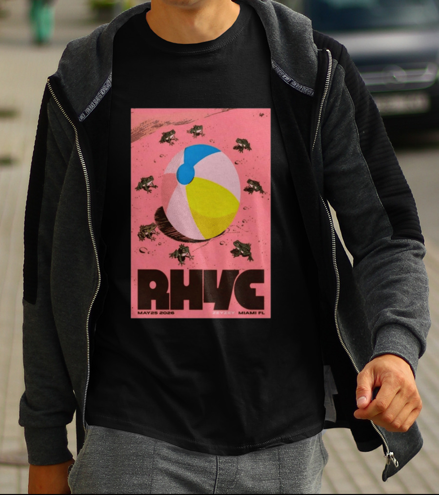 Rhye May 25 2026 ZeyZey Miami FL Tour Beach Ball Frogs T-Shirt