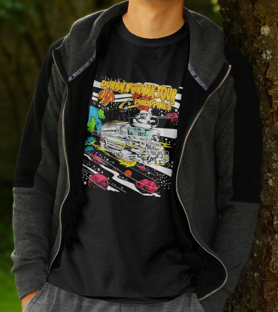 Duran Vornak Tour Philippines Colorful Jeepney Space Adventure T-Shirt