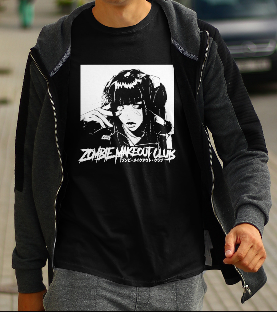 Zombie Makeout Club Manga Style Art Japanese T-Shirt