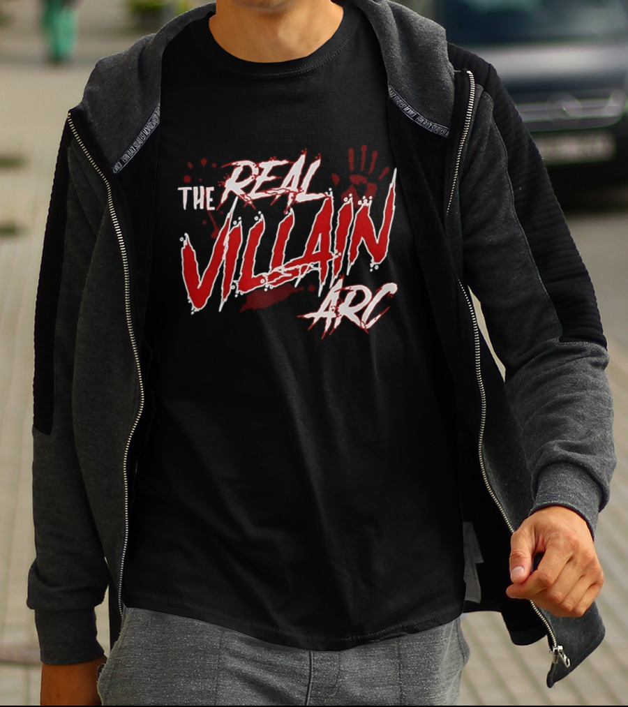 The Real Villain Arc Bloodstained Handprint T-Shirt