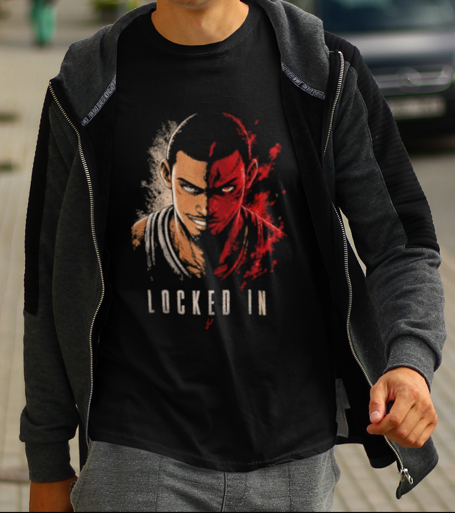 Jujutsu Kaisen San Antonio Spurs Victor Wembanyama Locked T-Shirt
