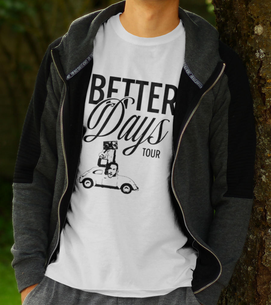 Better Days Tour Vintage Car Graphic Benjamin Ingrosso T-Shirt