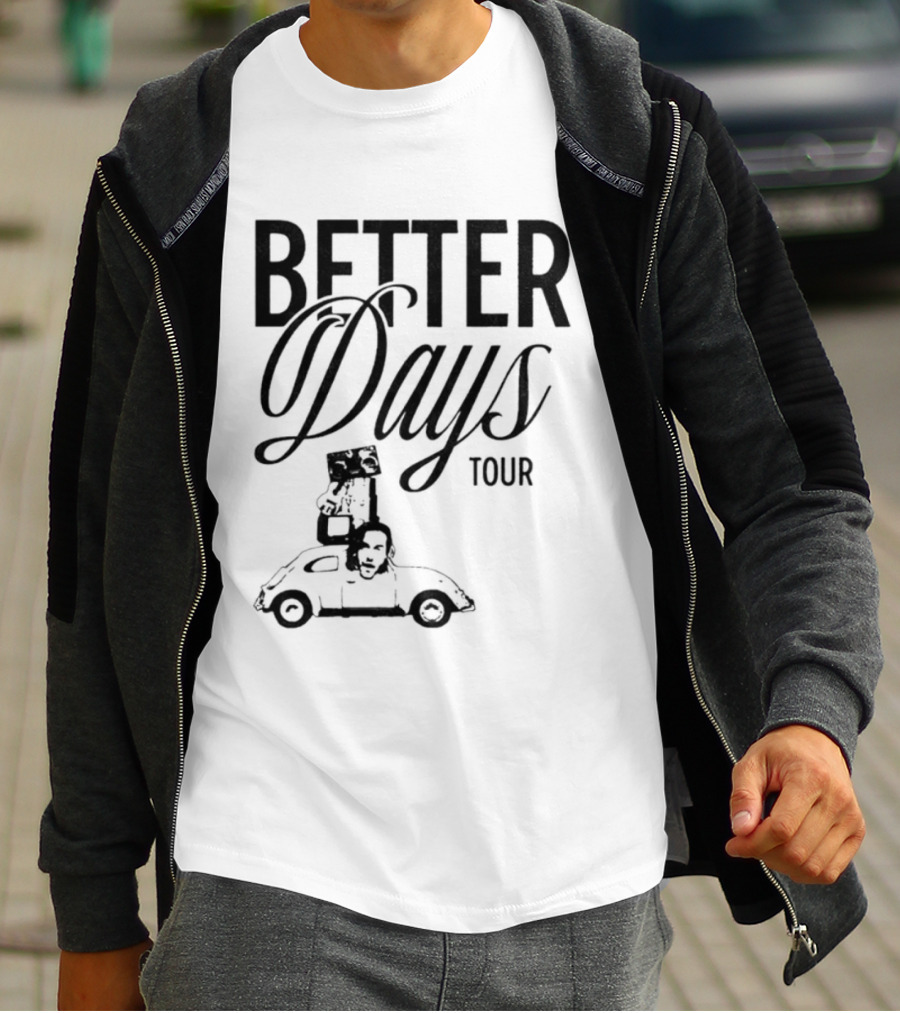 Better Days Tour Vintage Car Graphic Benjamin Ingrosso T-Shirt