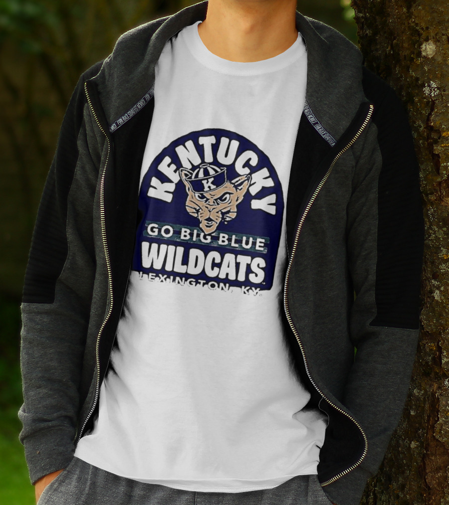 Kentucky Wildcats Go Big Blue Sailor Hat Lexington KY T-Shirt