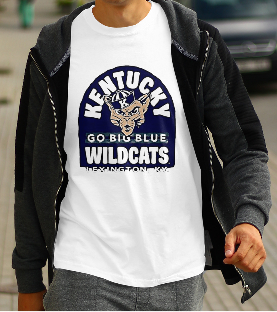 Kentucky Wildcats Go Big Blue Sailor Hat Lexington KY T-Shirt