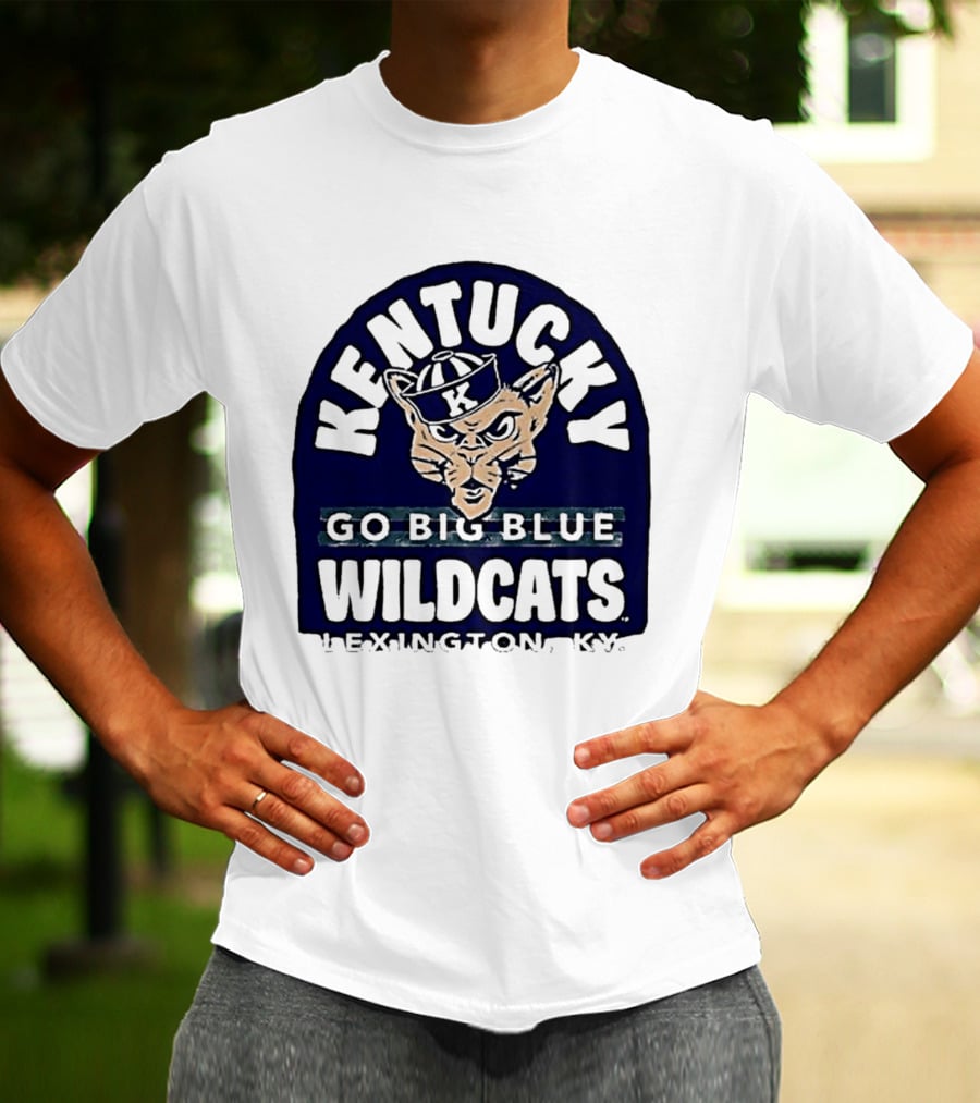 Kentucky Wildcats Go Big Blue Sailor Hat Lexington KY T-Shirt