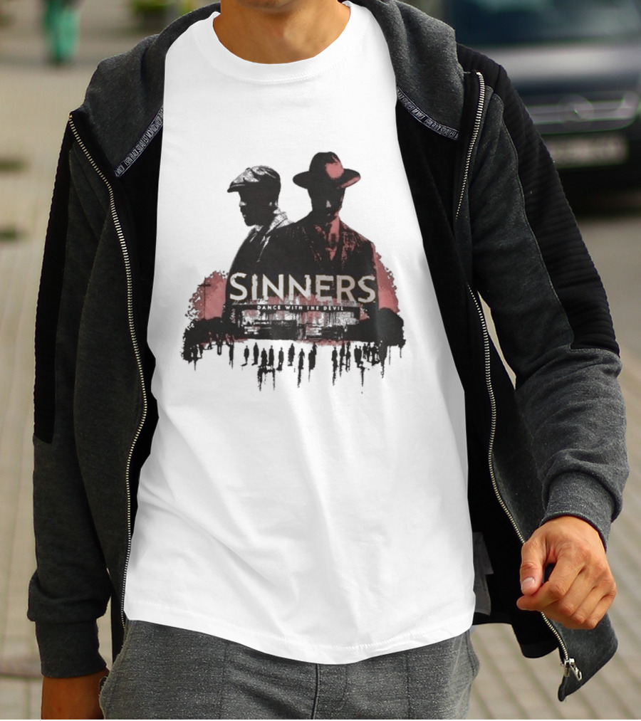 Halloween Horror Nights 2026 Sinners Mysterious Duo In Shadowy Red T-Shirt