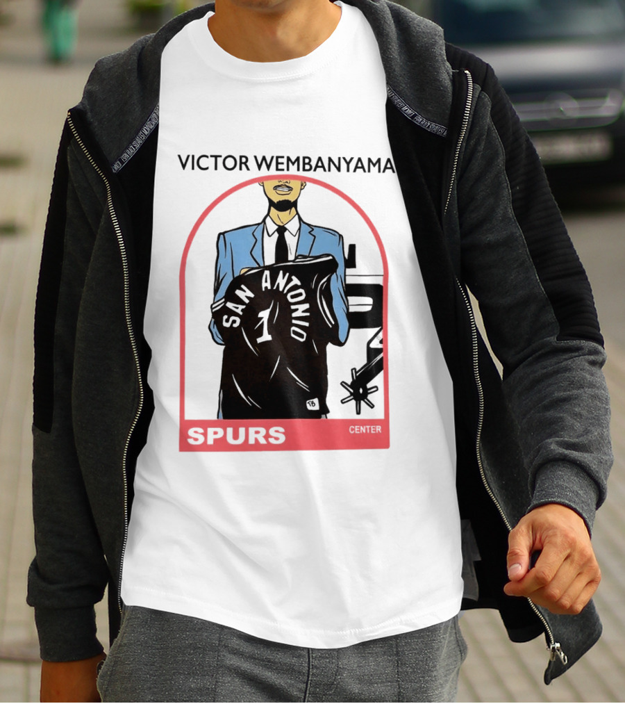 Victor Wembanyama San Antonio Spurs Number 1 T-Shirt