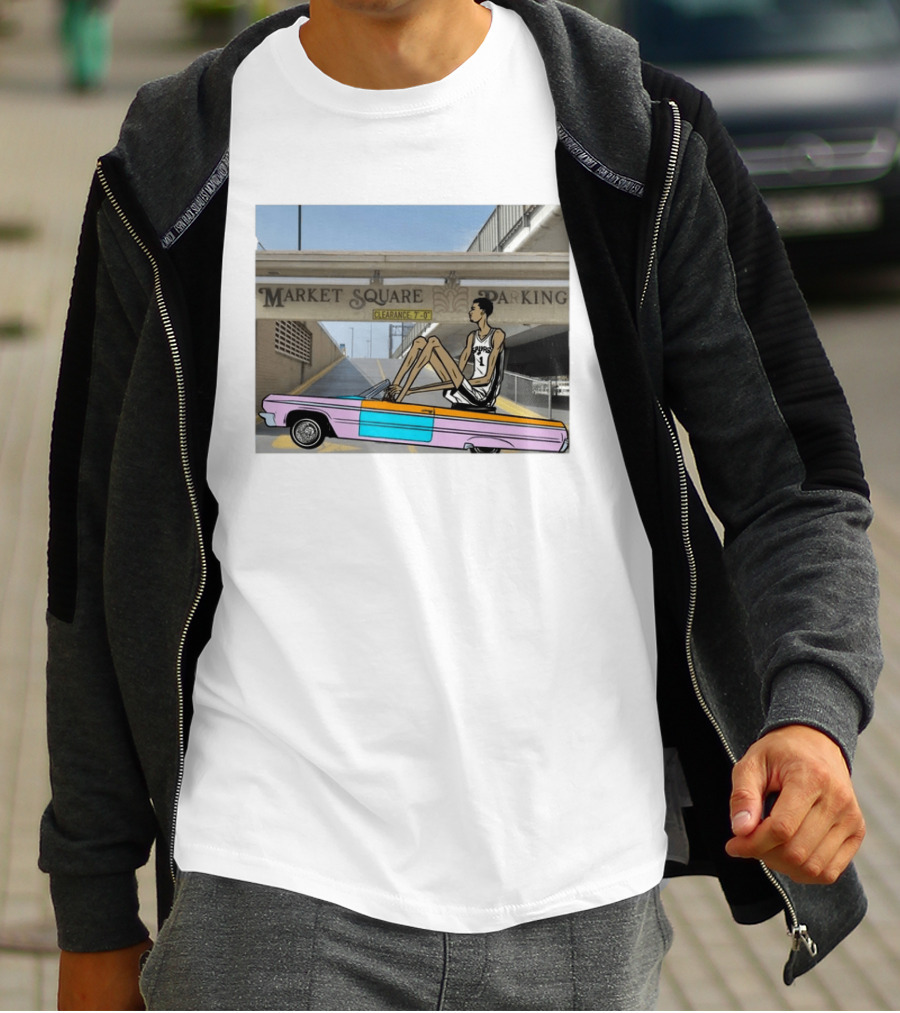 Victor Wembanyama Cruisin' Market Square Spurs 1 T-Shirt