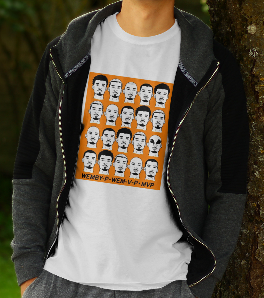 WEMBY P WEM V P MVP Victor Wembanyama Faces Collection T-Shirt