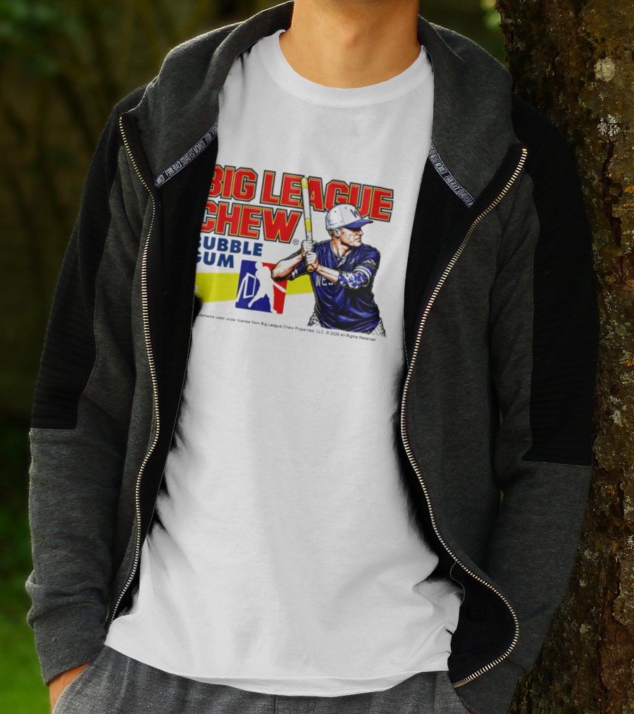 Big League Chew Bubble Gum Baseball Player Kyle Schultz T-Shirt
