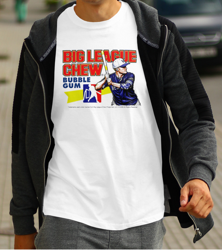Big League Chew Bubble Gum Baseball Player Kyle Schultz T-Shirt