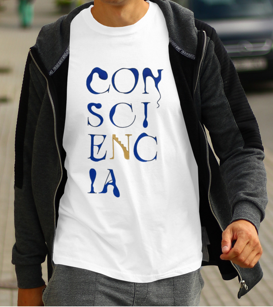 Tomorrowland Consciencia Stairs Dripping Font T-Shirt