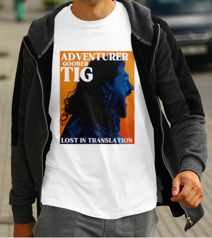 Adventurer Goober Tig Lost In Translation Vibrant Profile T-Shirt