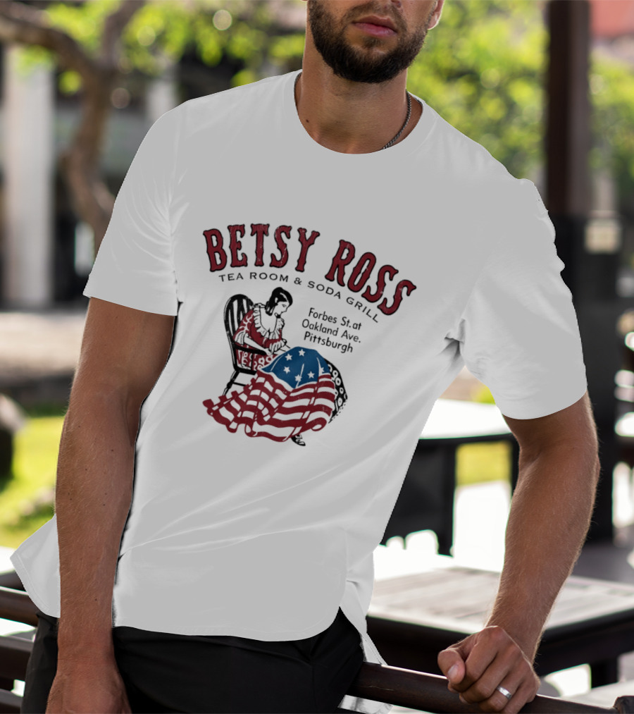Betsy Ross Tea Room Soda Grill Forbes St Oakland Ave Pittsburgh T-Shirt
