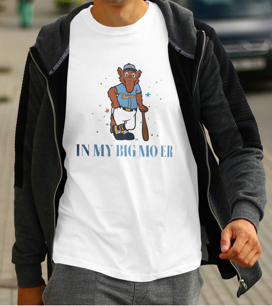Montgomery Biscuits Big Mo Era Baseball T-Shirt